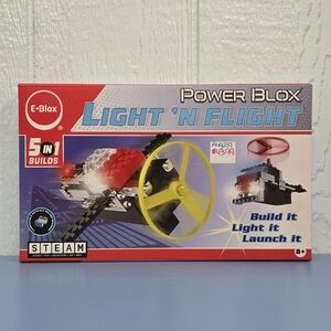 Power Blox Light 'N Flight Building Set - Red, Yellow, Black
